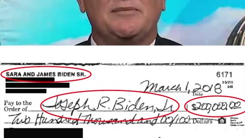 Rep Comer Unveils Smoking Gun Evidence – Direct Payment from Brother James Biden to the Big Guy.