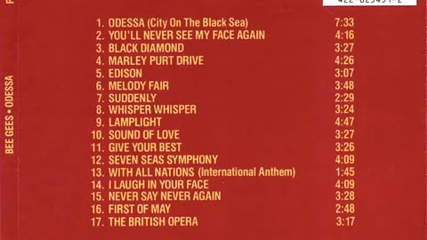 Bee Gees Odesa Album 1969
