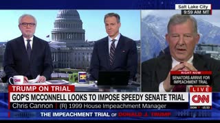 Former Republican Impeachment Manager Doesn't Follow CNN Script
