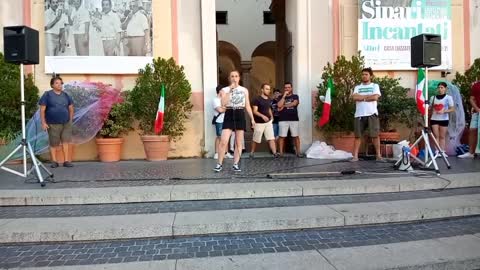 Manifestazione " No Green Pass" Genova 2021/08/28