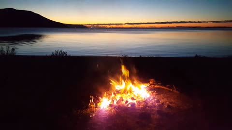 Campfire at Dusk