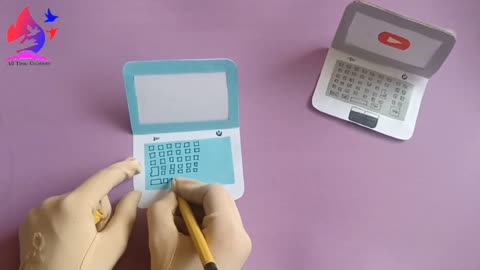 Paper Laptop / How to make Paper Laptop