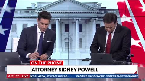 Sidney Powell says the election scandal will be "Biblical" on my Network!