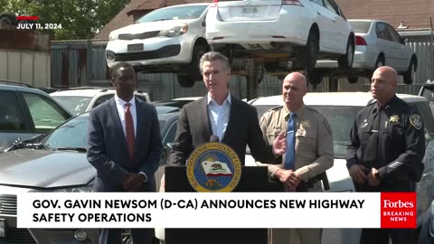 Gov. Gavin Newsom And California Highway Patrol Announce New Safety Operations (1)
