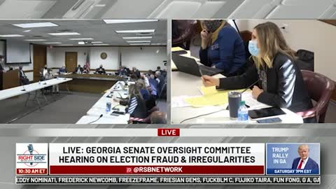 Q#3 to GA Sec of State Office rep at Senate Oversight Committee Hearing on Election 2020. 12/03/20.