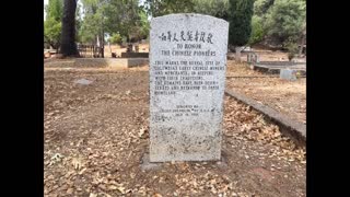 Obelisks in Columbia, CA Cemetery: Camping in Mother Lode, CA