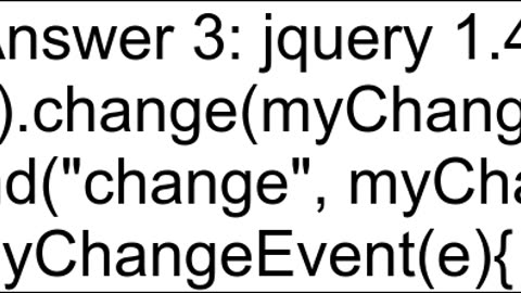 jQuery multiselect event handler
