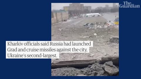 Russia vs Ukraine war-ukraine missile hits central kharkiv building as russian attacks continue