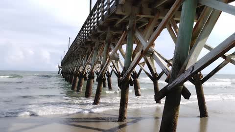 Myrtle Beach fishing on the beach