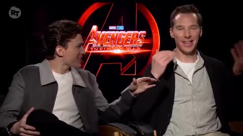 FUNNY MOMENTS WITH AVENGERS CAST