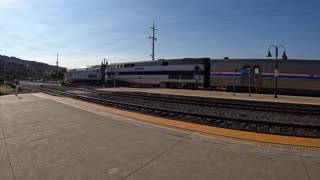 Amtrak Train #5 California Zephyr in Martinez Ca 8/23/23