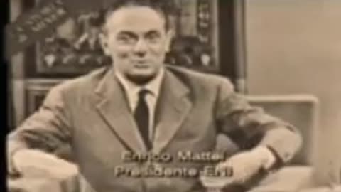 Enrico Mattei - Presidente dell'ENI morto nel 1962 in un incidente aereo