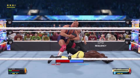 WWE 2K23: Kurt Angle VS Bobby Lashley - Highlights