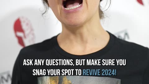 We only have a few tickets left for Revive 2024!