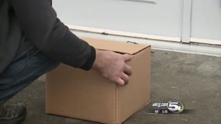 Man fed up with porch thieves sells booby-trapped box that sends crooks running