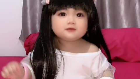 cute girl who is very beautiful dream of all parents