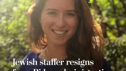 Jewish staffer resigns from Biden administration over Gaza!