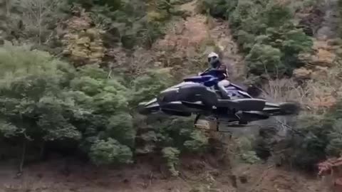 Japanese created a flying bike
