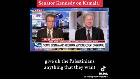 Senator Kennedy Comments on Kamala .......