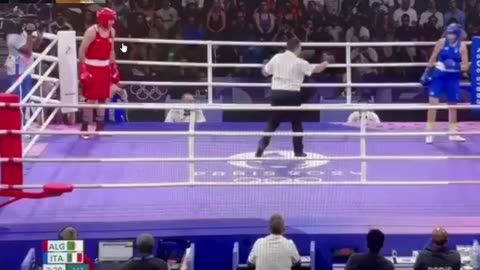 Woke Olympics celebrates Men beating up Women!