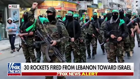 Hezbollah Fires 30 Rockets from Lebanon Towards Northern Israel