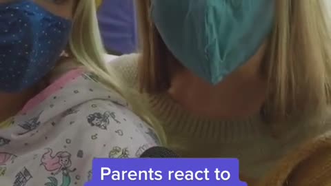 Parents react to children's vaccine