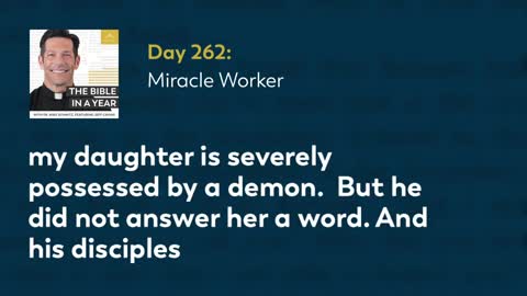 Day 262: Miracle Worker — The Bible in a Year (with Fr. Mike Schmitz)