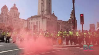 First group of people involved in riots appear in court – with one swearing as he was taken away