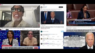 DL Hughley Goes FULL STEPHEN for Biden & Attacks George Clooney + Biden Thinks Putin & Trump Is Who?