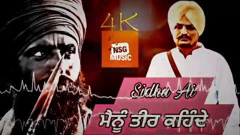 Sidhu Moose Wala Ai New Punjabi Song 2024 Mainu Teer Kehnde 4K