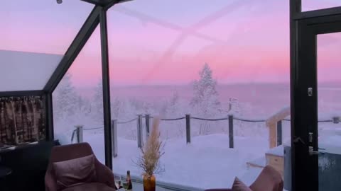 #romantic #jacuzzi #view #snow |Tag Your #love 😍😍💓💓