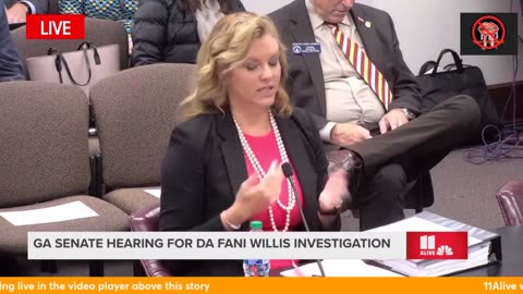 Georgia Senate hearing with Ashleigh Merchant on DA Fani Willis | Live stream