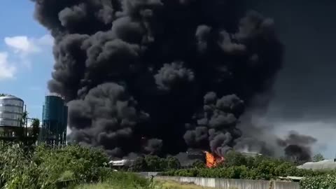 BREAKING: Explosion At Taiwan Resin Factory Sends Fireball Into The Air