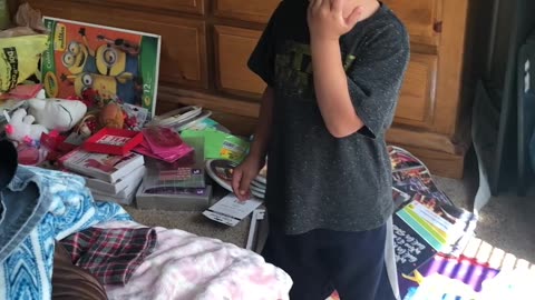 Naughty Drawer Scares Curious Kid