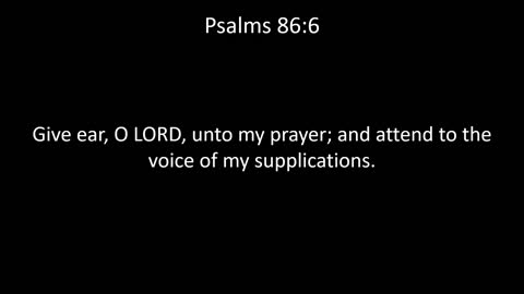 KJV Bible Psalms Chapter 86