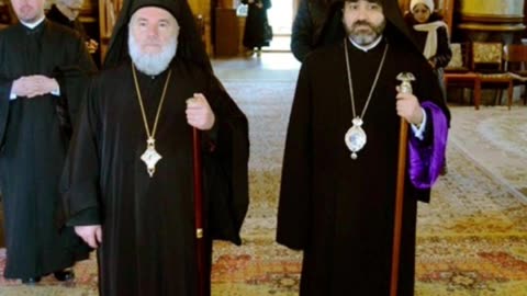 Ereticul Ecumenist VISARION al TULCII PRIETESUG cu MONOFIZITUL armean DATEV HAGOPIAN, 14 feb. 2013