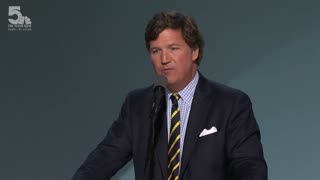 Tucker Carlson, former Fox News host and current host of 'Tucker' on X, addresses RNC - July 18, 2024