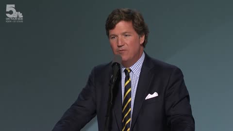 Tucker Carlson, former Fox News host and current host of 'Tucker' on X, addresses RNC - July 18, 2024