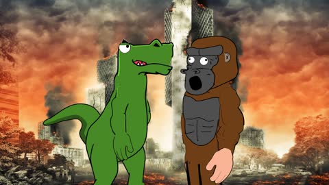 Three Stooges Voice Godzilla vs King Kong Battle