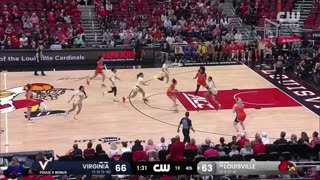 March Madness NCAA | CLUTCH FINISH by CAMRYN TAYLOR Virginia wins! | The CW | UVAWomensHoops