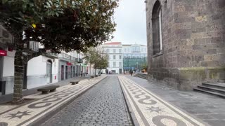 LIVE: Ponta Delgada Saturday Afternoon Walk - Sao Miguel Azores Portugal - 18.11.2023 #IRL