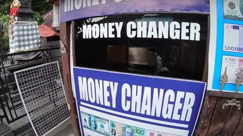 BALI MONEY EXCHANGE SCAM VIDEO