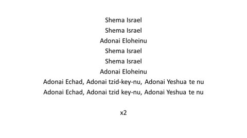 Sing Shema Israel