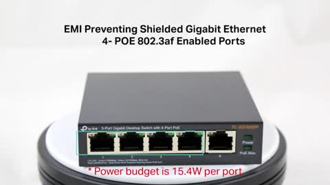 TP-Link 5 Port Gigabit PoE Switch