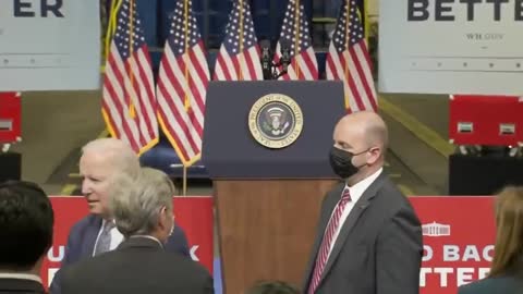 WATCH Joe Biden coughs in his hand then does the unthinkable