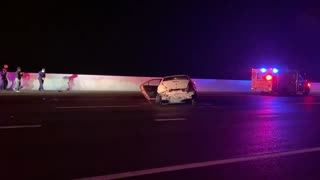 Roll over crash on i70 in Denver Colorado
