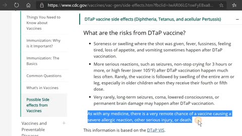 CDC Shows The Shots Detrimental Effects on Humans
