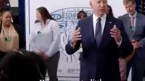 Président Joe Biden Gives a Promise to Kids