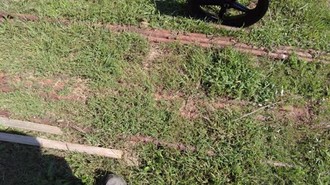 Testing An Incomplete 2 Foot Gauge Rail Bike At The Alexis Railroad 9-22-22