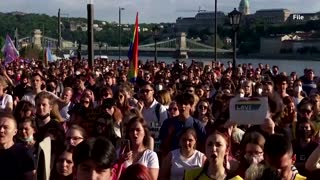 Teachers rally against Hungary's anti-LGBT law